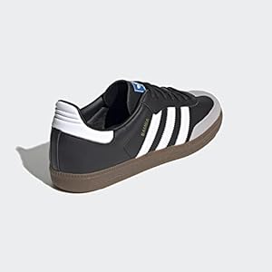 adidas Erkek Samba Vegan Ayakkabı, Siyah/Bulut Beyaz/Sakız, 49 EU